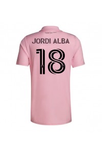 Fotbalové Dres Inter Miami Jordi Alba #18 Domácí Oblečení 2023-24 Krátký Rukáv